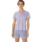 ASICS Ventilate Actibreeze Hardloopshirt Korte Mouwen Paars Dames