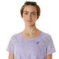 ASICS Ventilate Actibreeze Hardloopshirt Korte Mouwen Paars Dames
