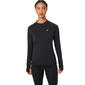 ASICS Winter Run Hardloopshirt Lange Mouwen Zwart Dames