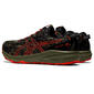 ASICS Fuji Lite 3 Trail Hardloopschoenen Donkergroen/Rood Heren