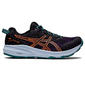 ASICS Fuji Lite 3 Trail Hardloopschoenen Donkerpaars/Zwart/Oranje Dames