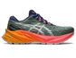ASICS Novablast 3 Trail Hardloopschoenen Groen/Oranje/Roze Dames