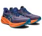 ASICS Novablast 3 LE Hardloopschoenen Paars/Blauw/Oranje Heren