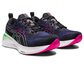 ASICS Gel-Cumulus 25 Hardloopschoenen Zwart/Roze/Groen Dames