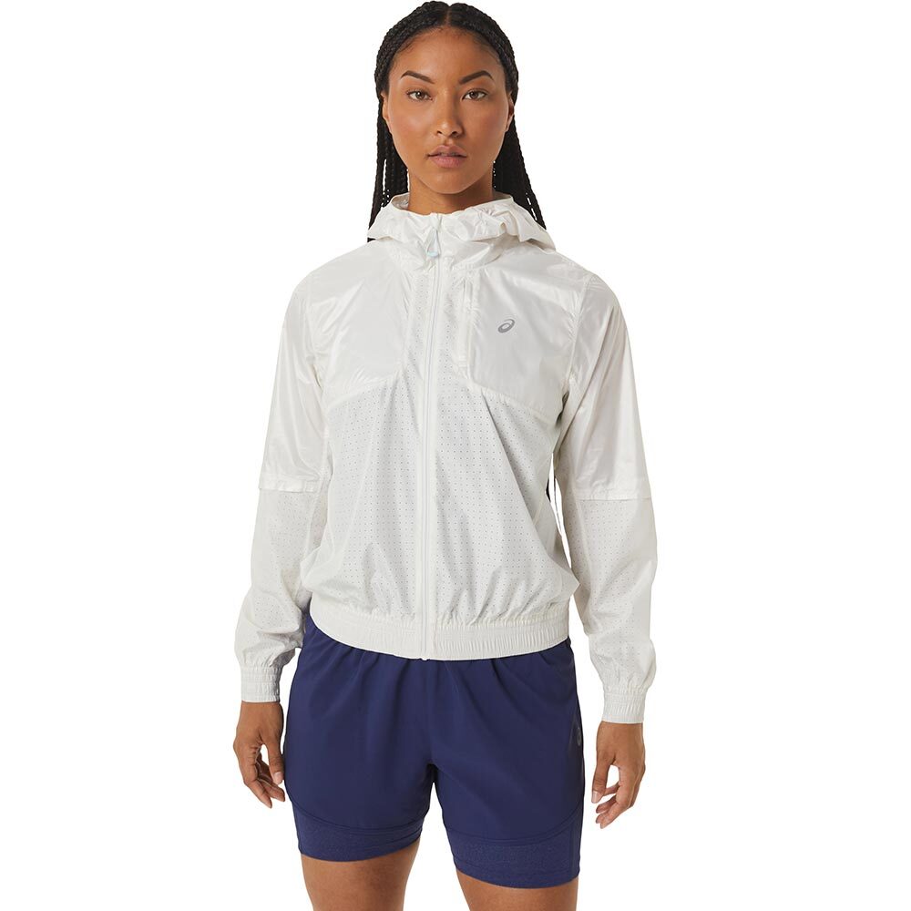 ASICS Nagino Hardloopjack Wit Dames