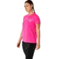 ASICS Lite-Show Hardloopshirt Korte Mouwen Roze Dames