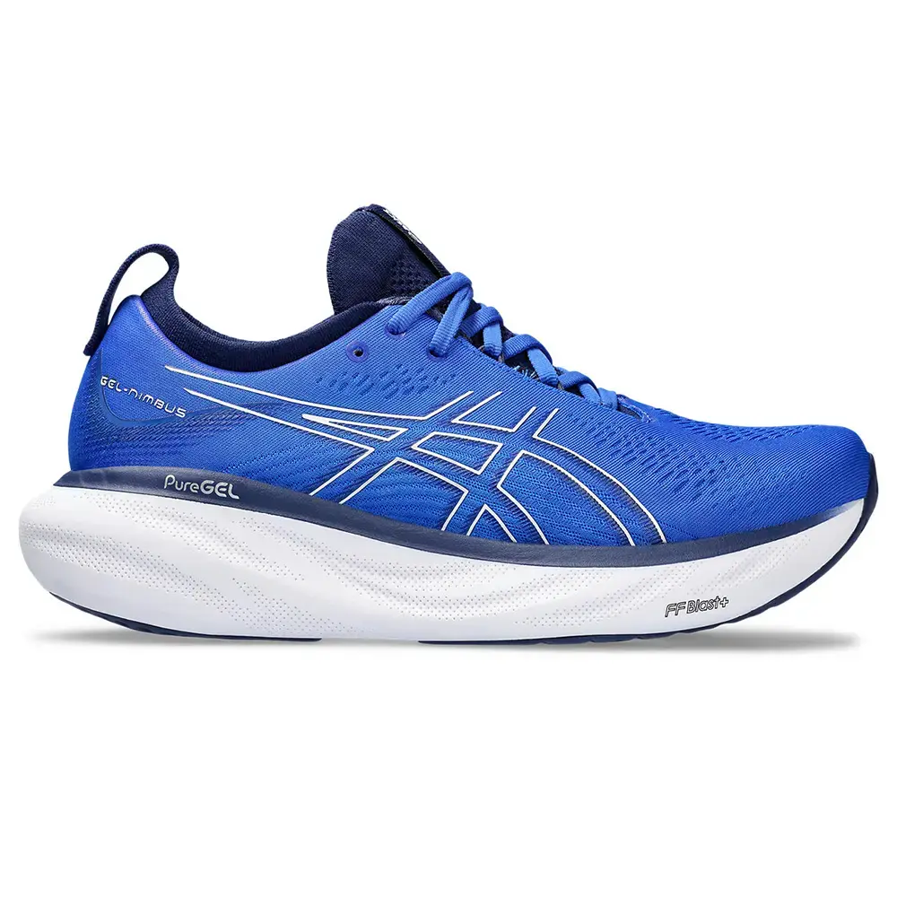 ASICS Gel-Nimbus 25 Hardloopschoenen Blauw/Zilver Heren
