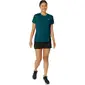 ASICS Core Hardloopshirt Korte Mouwen Donkergroen Dames