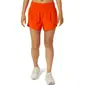 ASICS Road 3.5IN Hardloopbroek Kort Oranje Dames