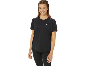 ASICS Road Hardloopshirt Korte Mouwen Zwart Dames