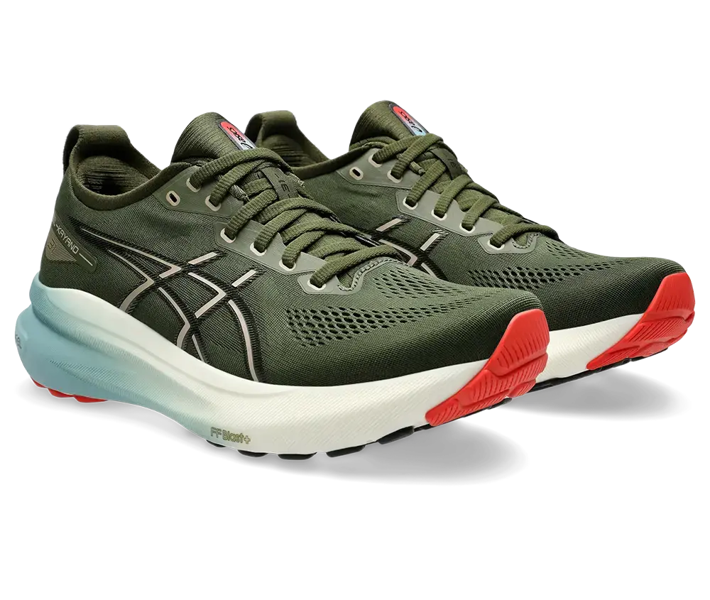 ASICS Gel-Kayano 31 Hardloopschoenen Donkergroen/Zwart Heren