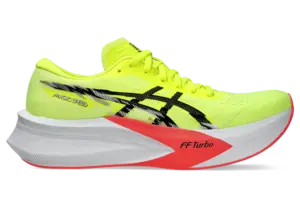 TWEEDEKANS asics Magic Speed 4 Hardloopschoenen Geel/Zwart DamesMaat 38