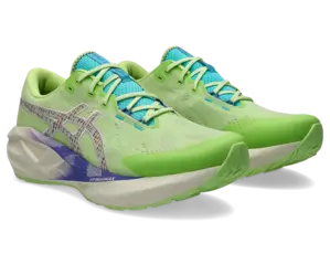 ASICS Novablast 5 TR Trail Hardloopschoenen Limegroen/Beige Heren