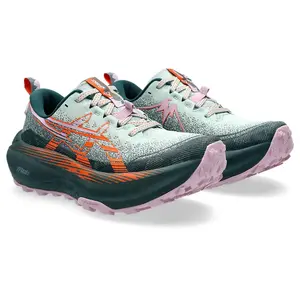 ASICS Trabuco Max 4 Trail Hardloopschoenen Groen/Oranje Dames