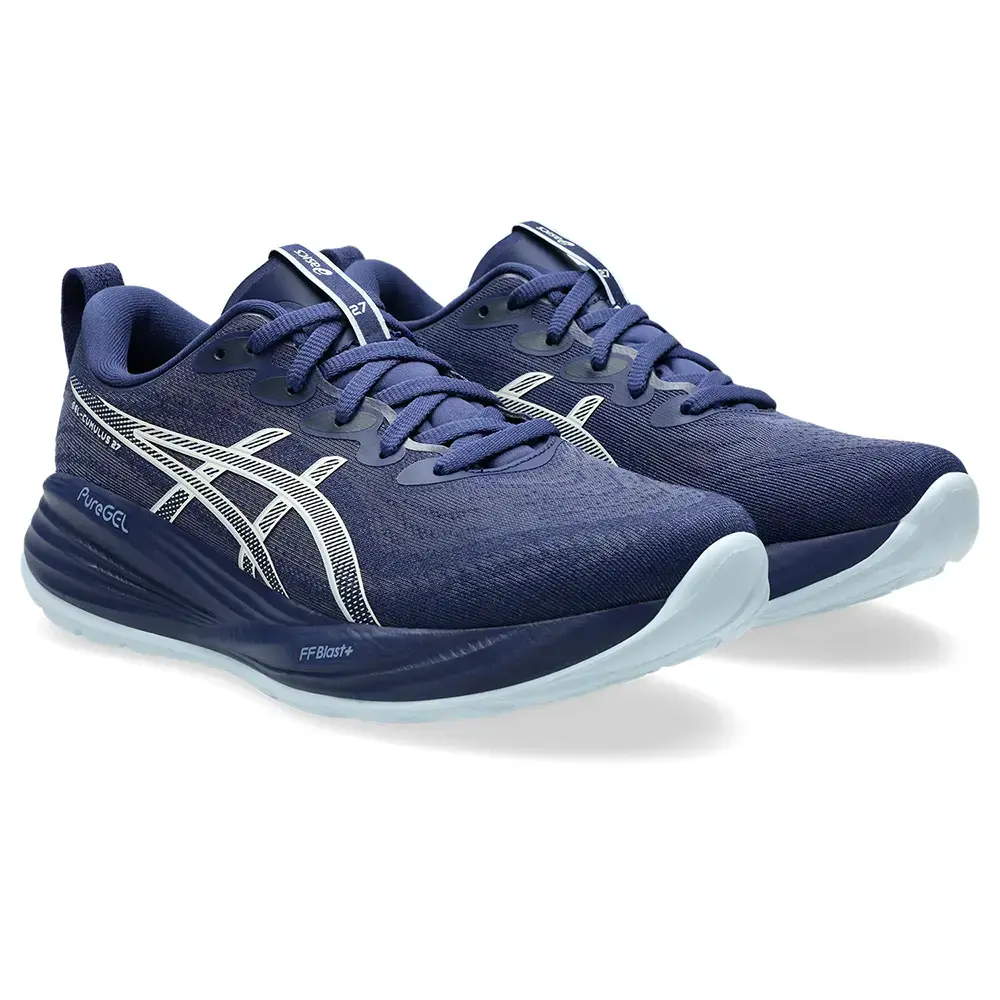 ASICS Gel-Cumulus 27 Hardloopschoenen Donkerblauw/Grijs Dames