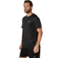 ASICS Core All Over Print Hardloopshirt Korte Mouwen Zwart Heren