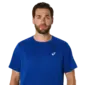 ASICS Core Hardloopshirt Korte Mouwen Blauw Heren