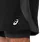 ASICS Road 2N1 5IN Hardloopbroek Kort Zwart/Grijs Heren