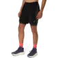 ASICS Road 2N1 7IN Hardloopbroek Kort Zwart/Grijs Heren