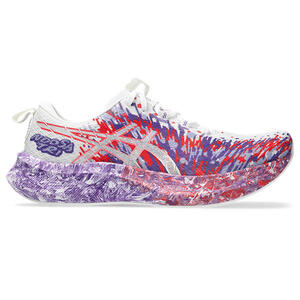 TWEEDEKANS Asics Noosa TRI 16 Hardloopschoenen Wit/Paars Heren - Maat 44.5