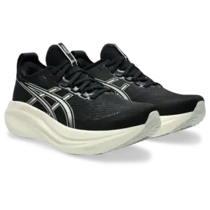 Tweedekans Asics Gel-Nimbus 27 Hardloopschoenen Zwart/Grijs Heren maat 42,5