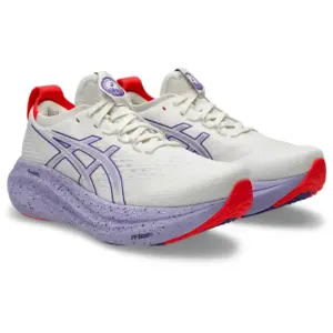 ASICS Gel-Nimbus 27 Tokyo Hardloopschoenen Beige/Paars Dames