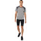 ASICS Road Hardloopshirt Korte Mouwen Grijs Heren