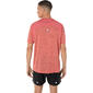 ASICS Road Hardloopshirt Korte Mouwen Roze Heren
