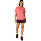 ASICS Road Hardloopshirt Korte Mouwen Lichtroze Dames