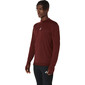 ASICS Road Winter Seamless Hardloopshirt Lange Mouwen Donkerrood Heren