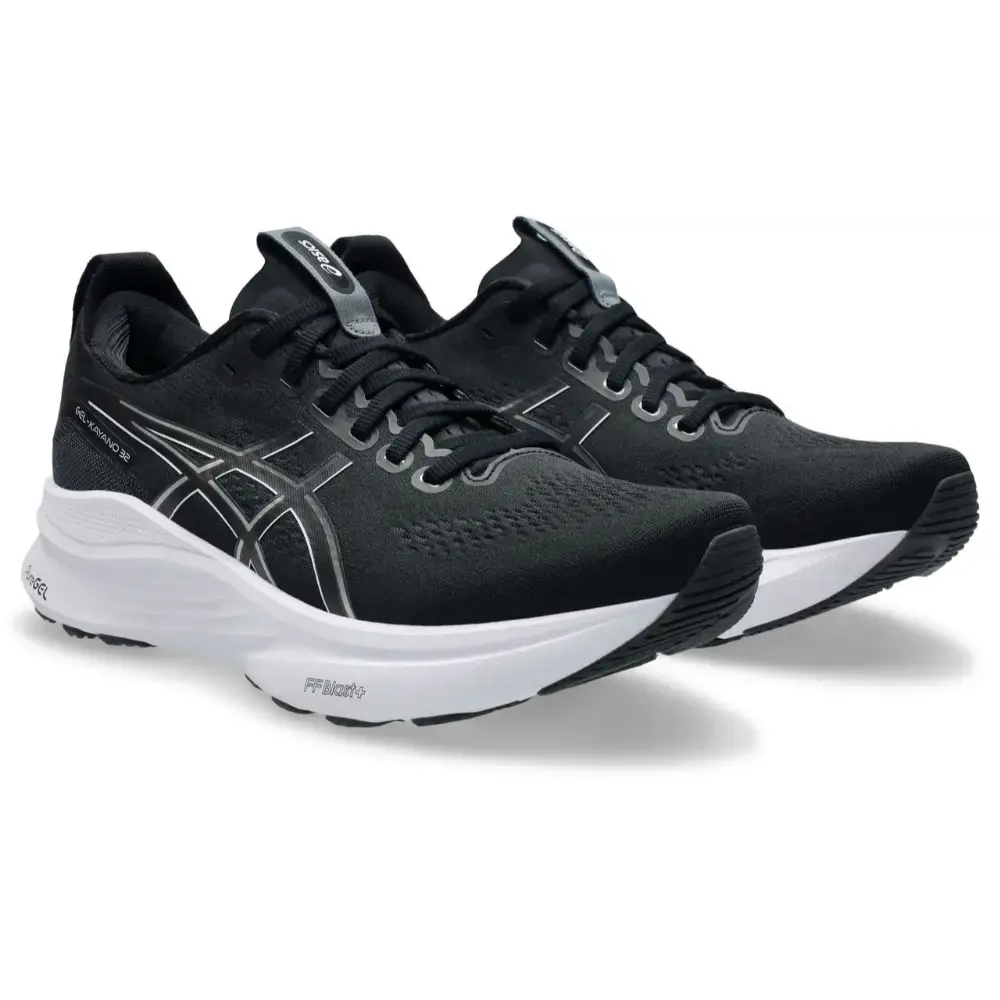 ASICS Gel-Kayano 32 Hardloopschoenen Zwart/Wit Heren