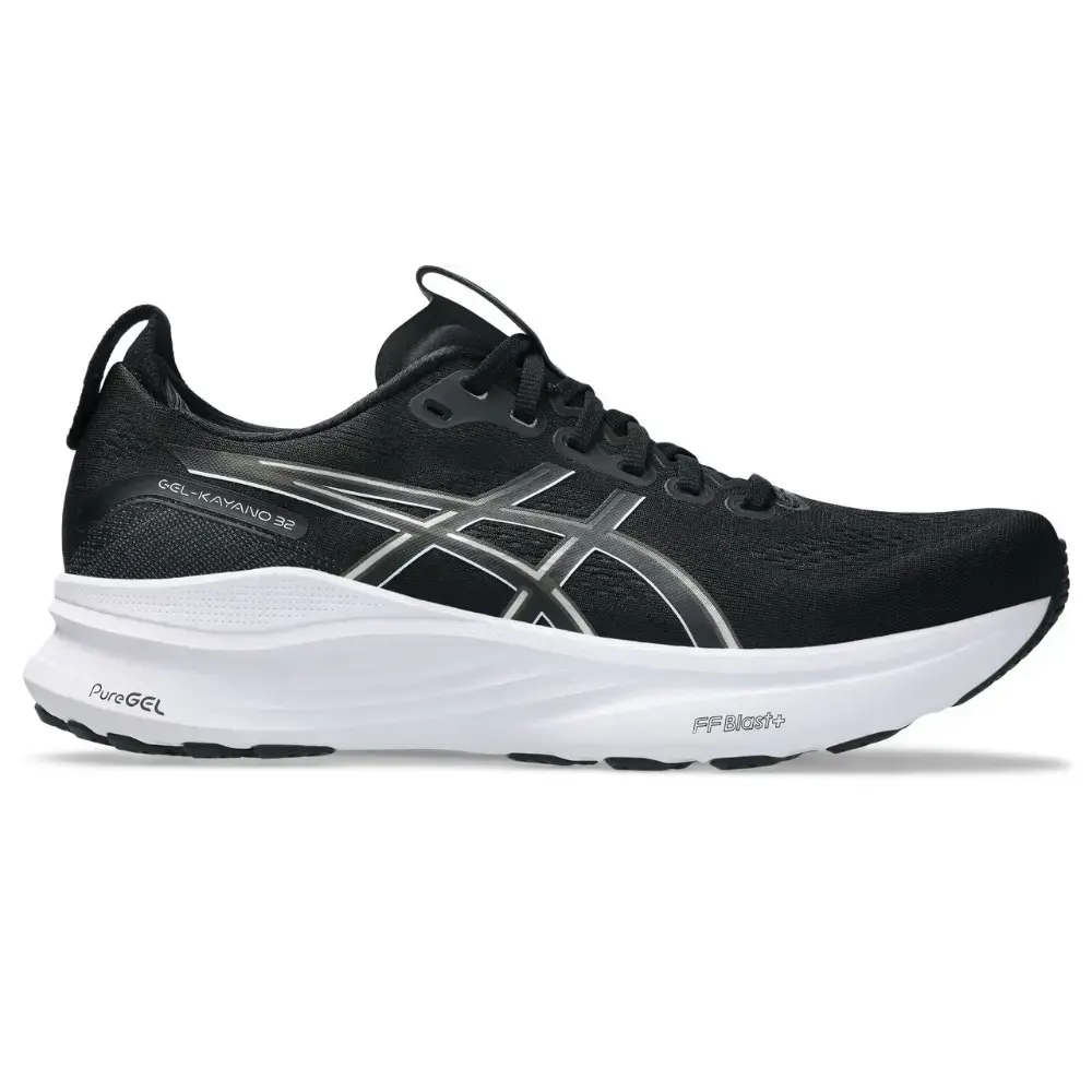 ASICS Gel-Kayano 32 Hardloopschoenen Zwart/Wit Heren