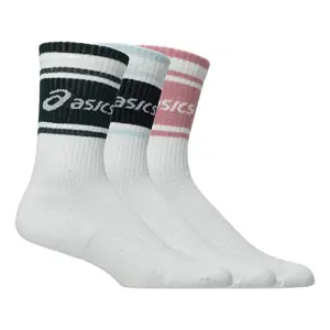 ASICS Logo Crew Hardloopsokken Wit/Multi Pastel 3-Pack
