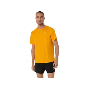 ASICS Core Hardloopshirt Korte Mouwen Oranje Heren