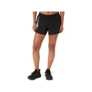 ASICS Icon 4IN Hardloopbroek Kort Zwart/Zwart Dames