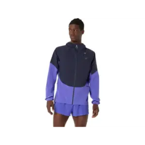 ASICS Metarun Legend Hardloopjack Donkerblauw/Paars Heren