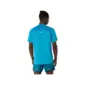ASICS Road Hardloopshirt Korte Mouwen Blauw Heren