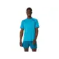 ASICS Road Hardloopshirt Korte Mouwen Blauw Heren