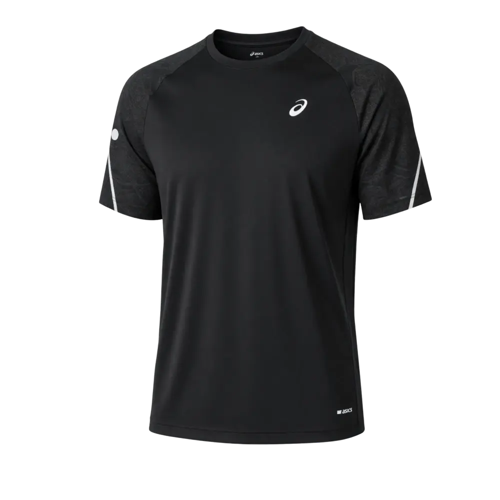 ASICS Road Lite-Show Hardloopshirt Korte Mouwen Zwart Heren
