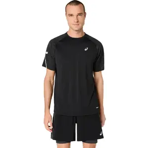 ASICS Road Lite-Show Hardloopshirt Korte Mouwen Zwart Heren
