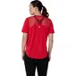 ASICS Road Hardloopshirt Korte Mouwen Rood Dames
