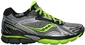 Saucony PowerGrid Hurricane 14 Silver/Black/Citron Heren Hardloopschoen