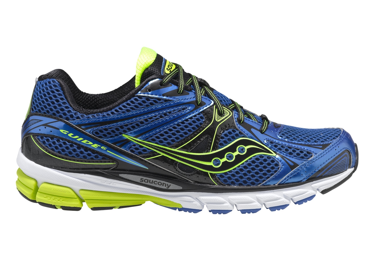 Saucony Guide 6 Hardloopschoenen Blauw/Geel Heren