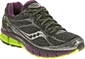 Saucony Ride 7 GTX Hardloopschoenen Zwart/Paars/Geel Dames