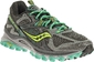 Saucony Xodus 5.0 Trail Hardloopschoenen Grijs/Groen/Geel Dames