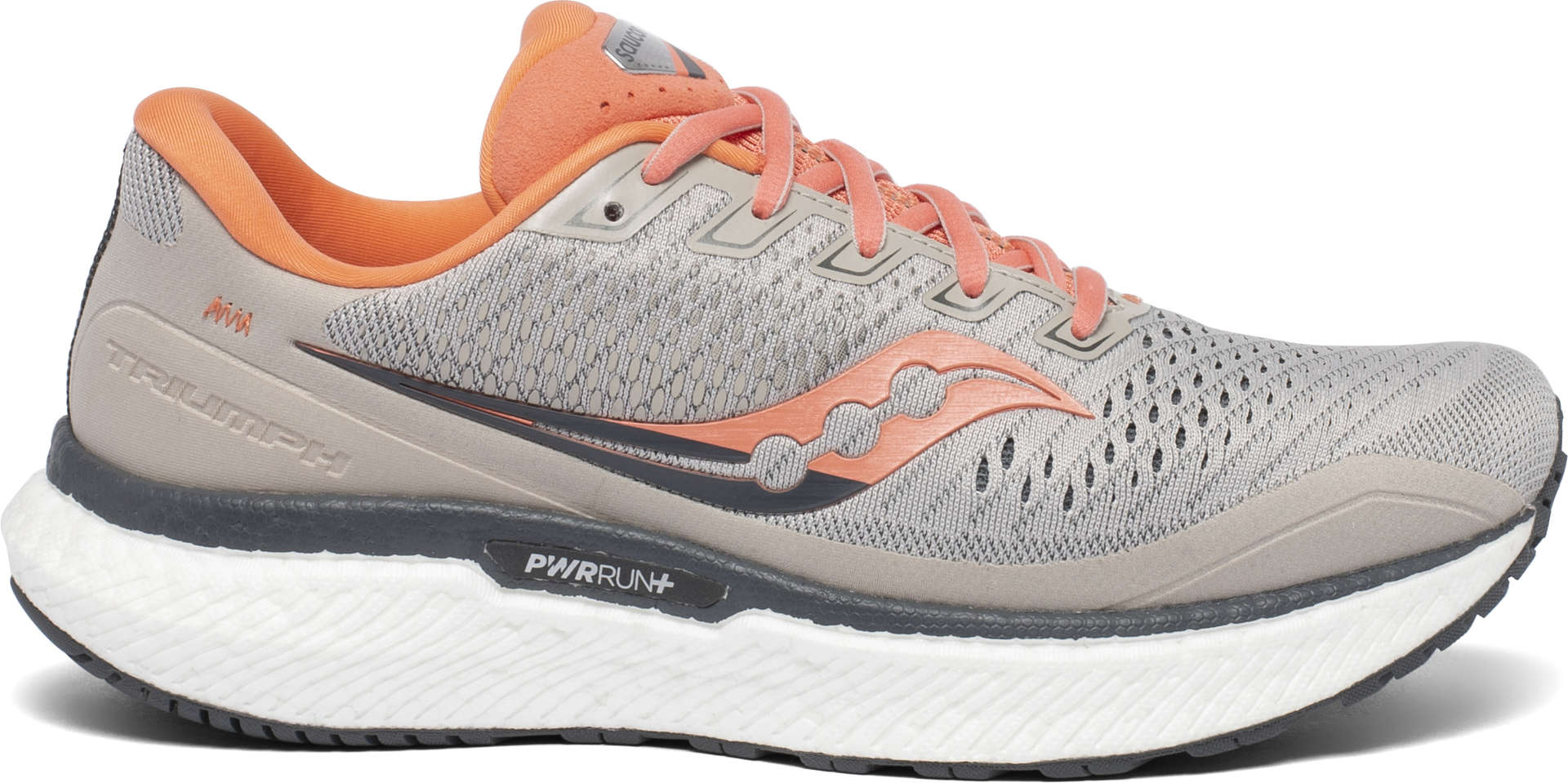 Saucony Triumph 18 Hardloopschoenen Oranje/Grijs Dames