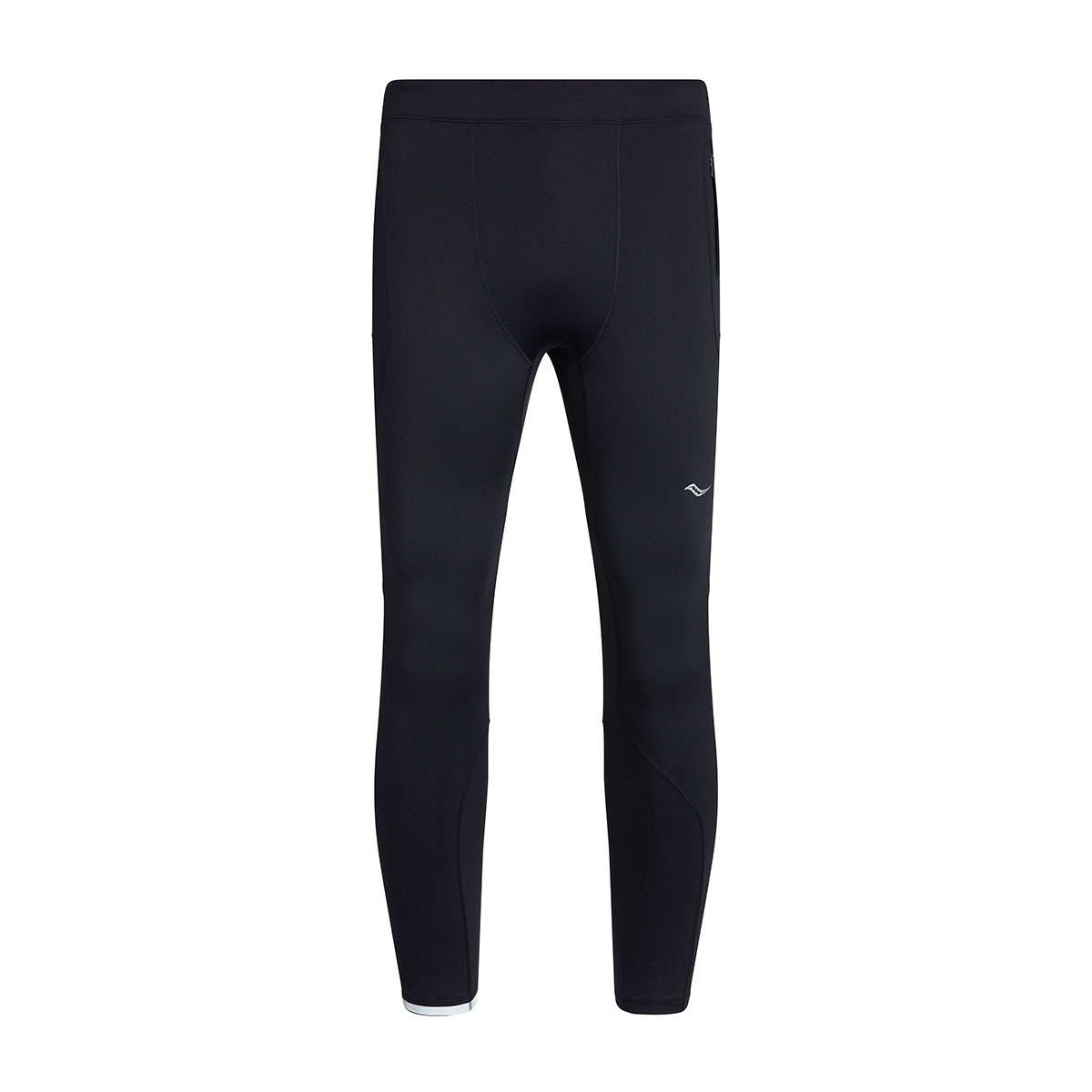 Saucony Bell Lap Hardloopbroek Lang Zwart Heren