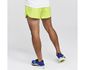 Saucony Outpace 2.5 Inch Split Hardloopbroek Kort Lime Groen Heren