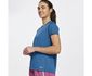 Saucony Stopwatch Hardloopshirt Korte Mouwen Blauw Dames