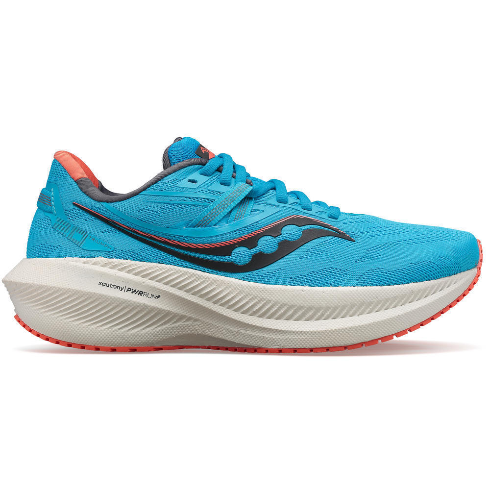 Saucony Triumph 20 Hardloopschoenen Blauw/Roze/Wit Dames